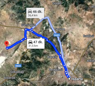 ISPARTA KEÇİBORLU SENİR MAH. 1.613M² TARLA SATILIKTIR - ISPARTA KEÇİBORLU fotoğraf 6
